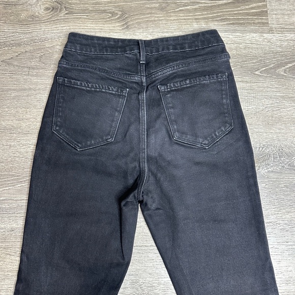Old Navy Women’s High Waisted Flare Jeans Black Sz 2 - Picture 5 of 11